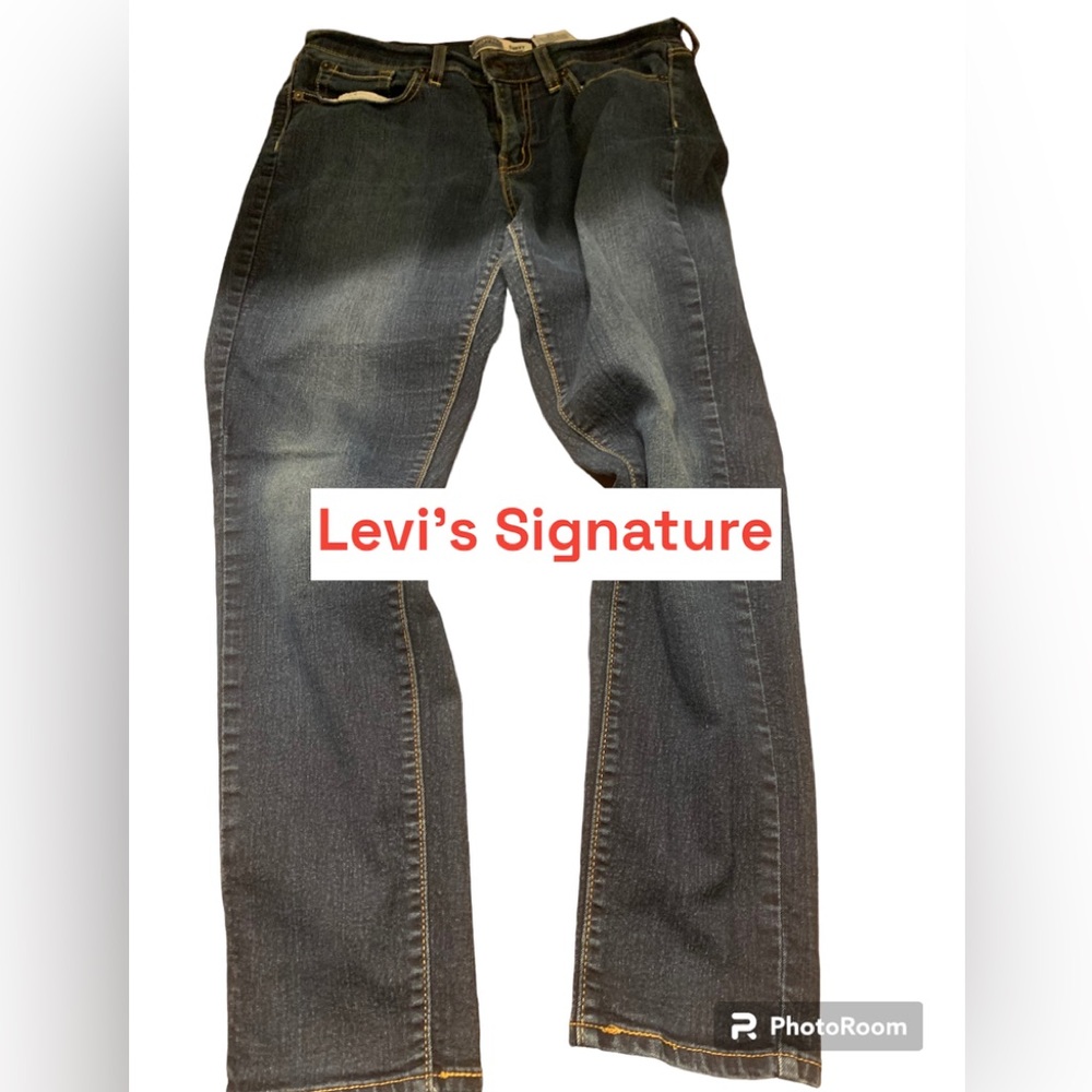 Levi’s Signature pull on skinny GOLD size 12